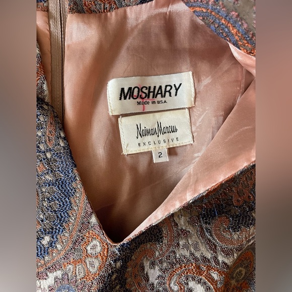 Vintage 1960’s Paisley Print Dress Size 2 - Picture 9 of 11